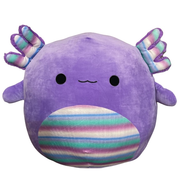 MONICA 24” AXOLOTL JUMBO NWT RAINBOW RARE SQUISHMALLOW - Picture 3 of 5